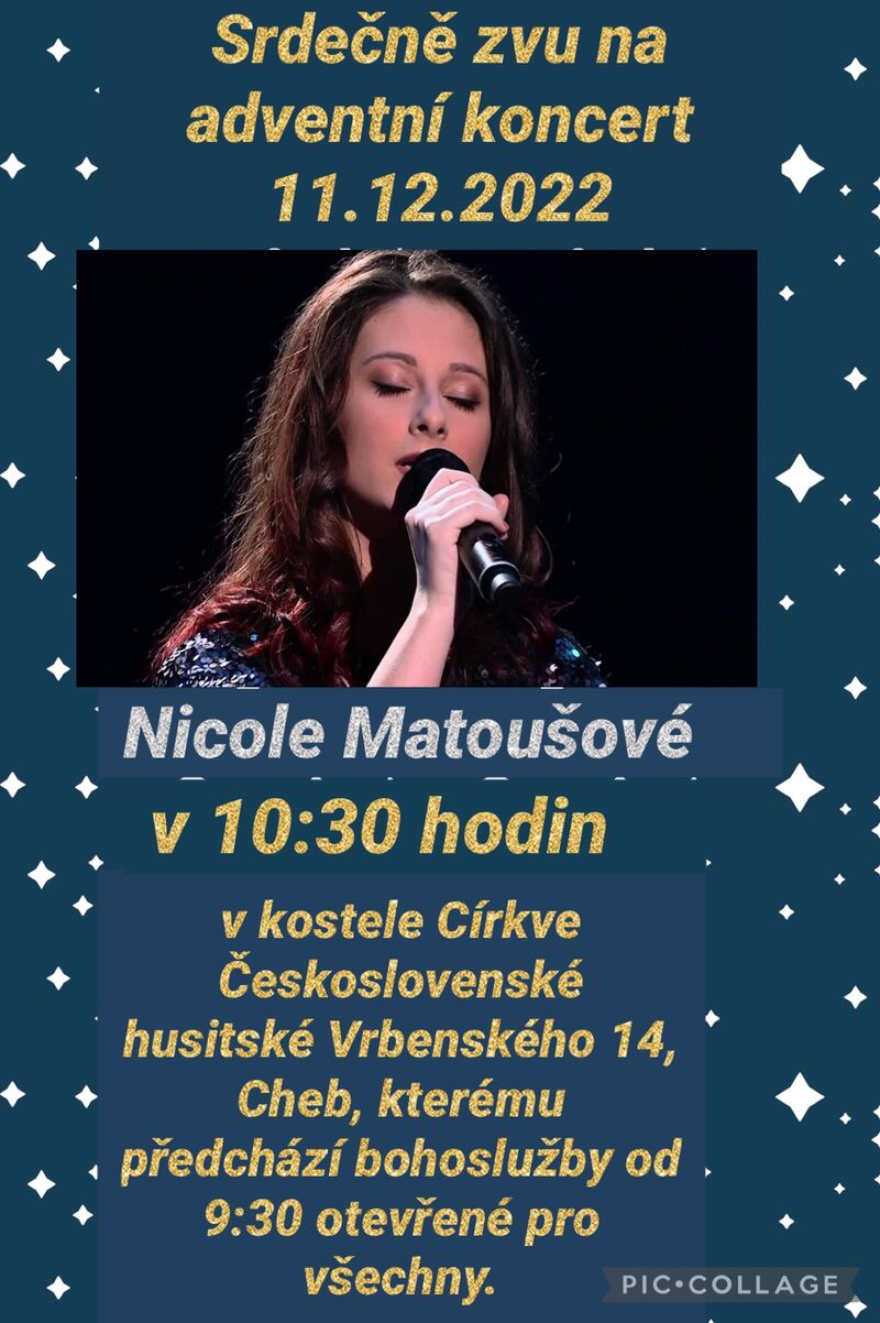 Adventní koncert 11. 12. 2022