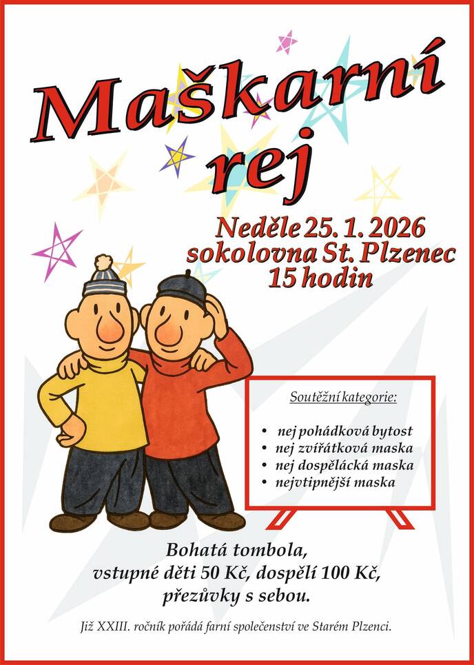 Maškarní rej 2026